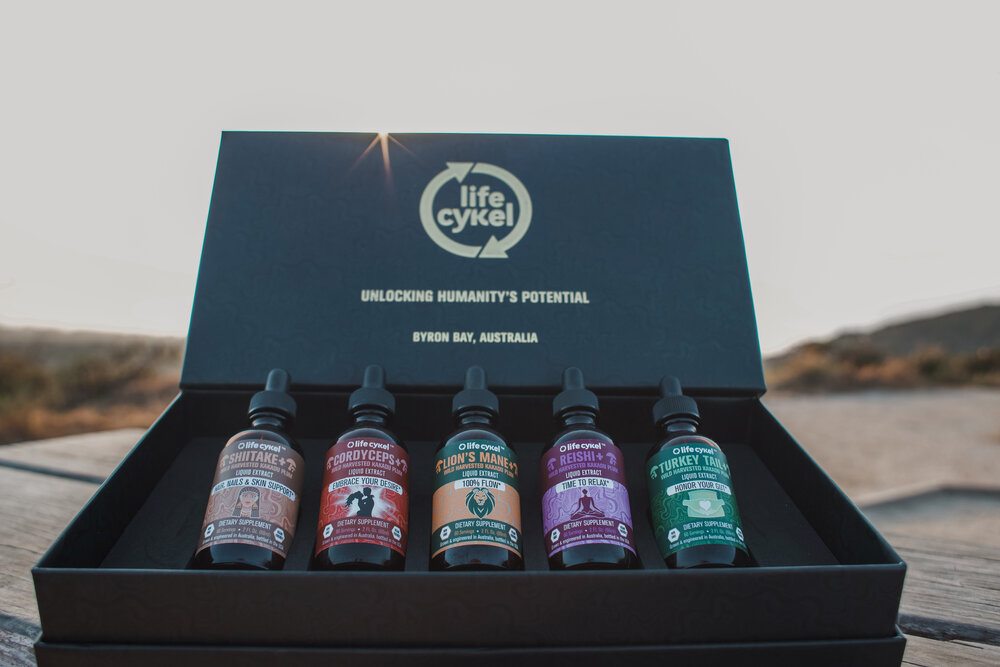 Mushroom Extracts, by Life Cykel — LUKE STOREY